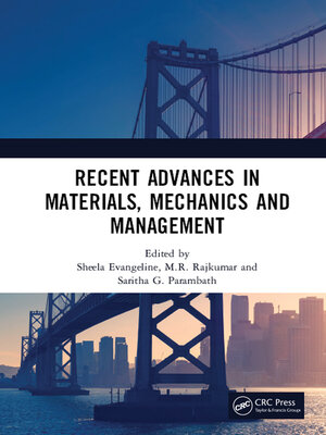 cover image of Recent Advances in Materials, Mechanics and Management
